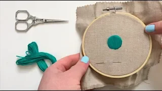 KHG Arts Stitch Library: Satin Stitch (two ways)