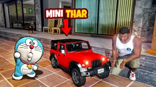 Franklin & Doraemon Buy Mini RC Mahindra Thar 4x4 in GTA 5 in Telugu