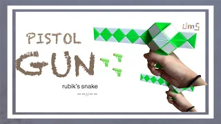 Rubik’s snake 48 : GUN - Step by step & SLOW