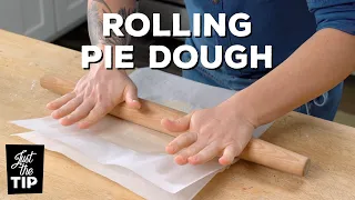 Foolproof Pie Dough Rolling Method | Just The Tip | Steve Konopelski