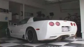 C5 Corvette mufflers vs no mufflers