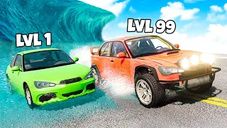 ❄️ ULEPSZAMY POJAZDY UCIEKAJĄC OD POWODZI!? | BeamNG Drive |