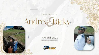 Live Resepsi Pernikahan Andrea & Dicky - Gedung Semar Resto - 9 Mei 2024