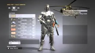 METAL GEAR SOLID V: THE PHANTOM PAIN - How To Choose Different Styles For Your Uniform (Naked Snake)