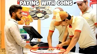 Paying Food Brands With Pennies | Amanah Mall | Prank In Pakistan