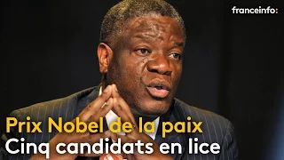 Cinq candidats en lice pour le prix Nobel de la paix - franceinfo: