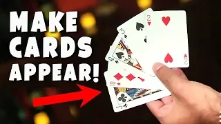 Make Playing Cards APPEAR from ANYWHERE! Card Manipulation Tutorial : Part II