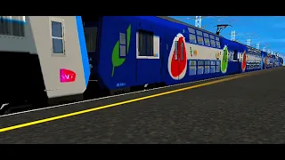 Trainz:Arrivée et départ d'une Z20500 IDF-Mobilités/Transilien