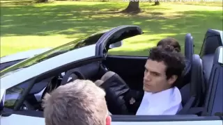 Henry Cavill, driver of the McLaren #12CSpider, at Windsor Concours d'Elegance