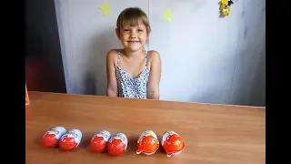 Распаковываем киндеры Барбоскины, Hello Kitty, Kinder Joy Super Hero