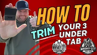 How to trim your 3 under finger tab. Whiskey City Tab. 4K