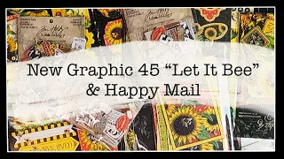 Unboxing New Graphic 45 Let It Bee | Happy Mail | Stickii Club Vintage Pack