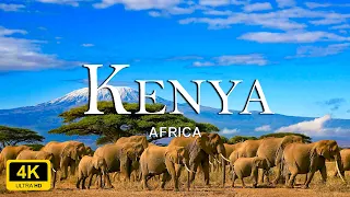 FLYING OVER KENYA (4K UHD Video) - Relaxing Music With Beautiful Nature Videos