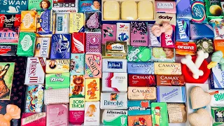 100+ Vintage Soaps! LARGEST Vintage HAUL EVER! ASMR SOAP UNBOXING UNWRAPPING OPENING International