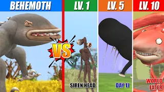 Behemoth vs Giant Monster Level Challenge [S1] | SPORE