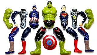 Merakit Mainan Captain America, Superman, Siren Head dan Hulk Smash ~ Avengers