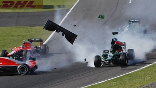 Manor (Marussia) All Crashes in F1