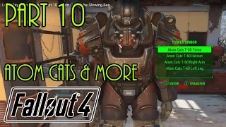 Let's Play Fallout 4 Live - Part 10 - Atom Cats & the Glowing Sea