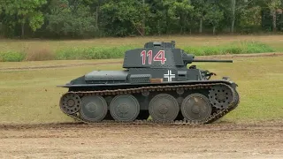 Pz.Kpfw 38(t) or ČKD LT vz. 38 at AusArmourFest 2022. German & Czech Tank.