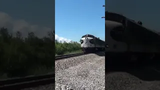 Rocket Fast Norfolk Southern OCS Train With F9 ans F7 Units