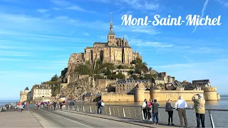 [4K]🇫🇷 Le Mont Saint-Michel: The Magical Tidal Island in Normandy, France 2023