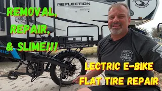 Lectric e-Bike Flat Tire Repair | E-Bike Tire Removal, Repair, Slime and Tire Installation!