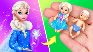 Elsa y sus Bebés / 11 Trucos y Manualidades para Muñecas