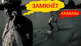 Электросамокат Kugoo G1 в воде