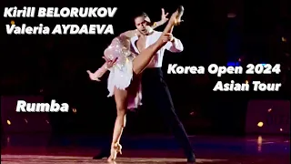 Kirill Belorukov - Valeria Aidaeva | Korea Open 2024 | Asian Tour | Final Presentation | Rumba