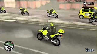 Policía de Colombia l caravana de moto patrullas GTA SAN ANDREAS Colombia