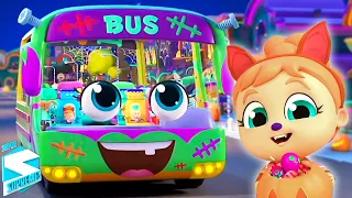Колеса на хэллоуин автобусе, забавные монстры + более жуткий рифмы для детей
