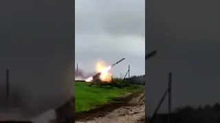 Ukraine War | Russian TOS-1 in Action #shorts