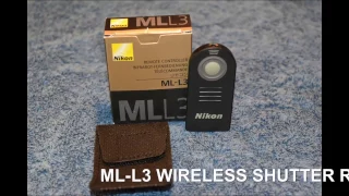 Nikon ML-L3 Wireless Remote Control for Nikon.How to.