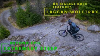 LAGGAN WOLFTRAX is this UKs biggest steepest rock feature.