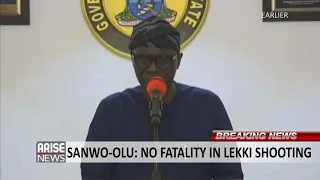 Sanwo-Olu: No Fatality in Lekki Shooting - Press Briefing