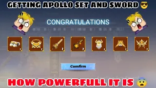 GETTING APOLLO SET AND SWORD 😎 | HOW POWERFULL IT IS 🤫 IN SKYBLOCK BLOCKMAN GO