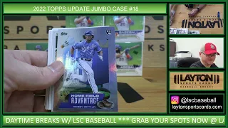 2022 Topps Update Series Baseball Jumbo 6 Box FULL CASE Break #18