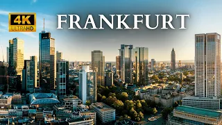 FRANKFURT, Germany 🇩🇪 in 4k Ultra HD 60fps by Drone