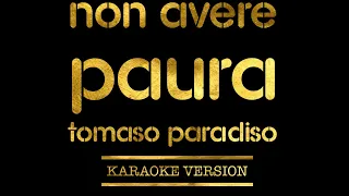 Tommaso Paradiso - Non avere paura (Karaoke Version)