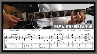 Dream a Little Dream of Me (Chord Melody) - Guitar Tab & Standard Notation - Nick Firth Arrangement