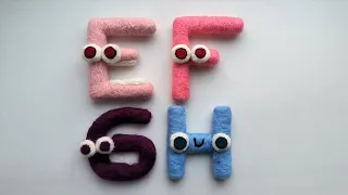 Spanish Alphabet Lore E to H (HKtito version) Satisfying Needlefelt Art Compilation