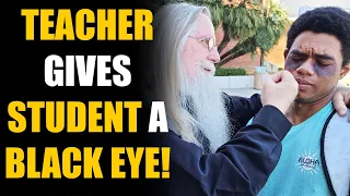 Abusive Teacher Gives Student Black Eye! Lives to Regret It... | Sameer Bhavnani