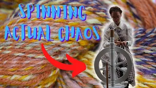 Spin with me: Autumn Rainbow Fractal Yarn!