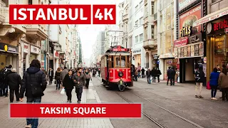 Istanbul 2022 Istiklal Street 1 May Walking Tour|4k UHD 60fps