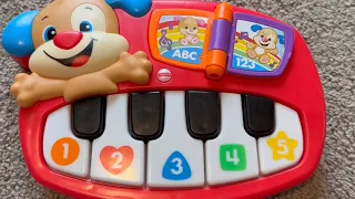 Fisher Price Laugh and Learn Puppy Piano Toy | Kids Learning Video