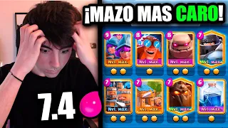 PODRÉ GANAR CON EL MAZO MÁS CARO DE CLASH ROYALE😰?