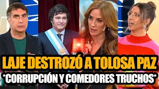 ANTONIO LAJE DESTROZÓ A TOLOSA PAZ *CORRUPCIÓN Y COMEDORES TRUCHOS* ¡MILEI TENÍA RAZÓN!