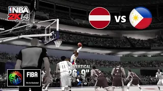 LATVIA VS PHILIPINNES W/2OT l Full Game Match Highlights FIBA POCKET TOURNAMENT EXHIBITION 2K24