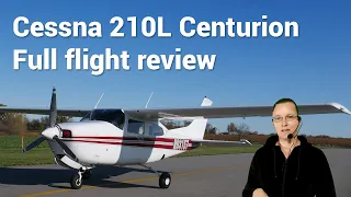 1974 Cessna 210 Centurion aircraft full flight review