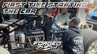 Starting My Sprint Car For The First Time!